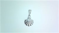 Pendente Donna MARE in Oro bianco Cubic Zirconia CONCHIGLIA ZIRC P S/Z 2.60 Sommer B